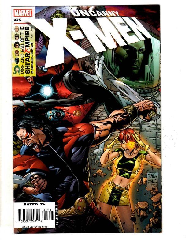 9 Uncanny X-Men Marvel Comic Books # 475 476 477 482 485 486 487 501 503 JD5