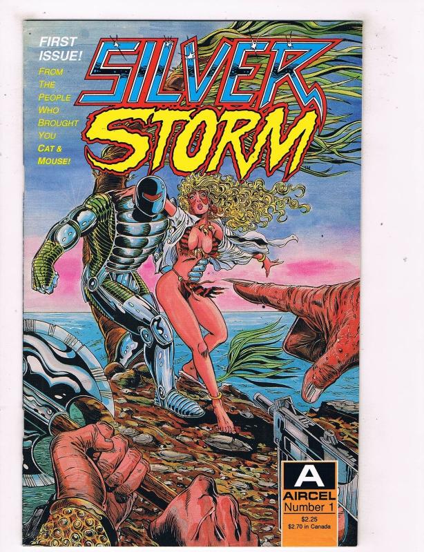 Silver Storm #1 Aircel Comic Book 1990 Cat & Mouse HH1