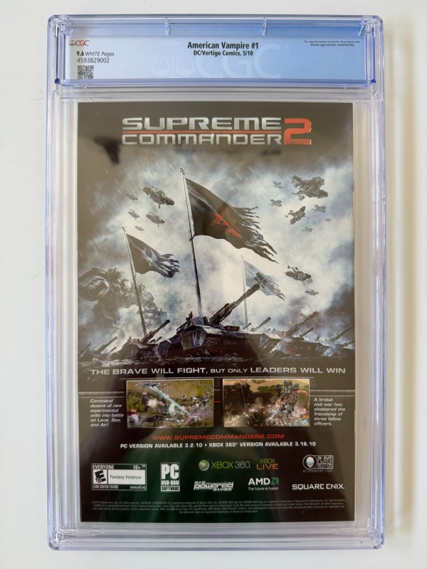 American Vampire #1 CGC 9.6 Scott Snyder Rafael Albuquerque (2010)