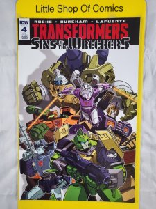 Transformers Sins of the Wreckers #4 Subscription Jack Lawrence Variant 2016 IDW