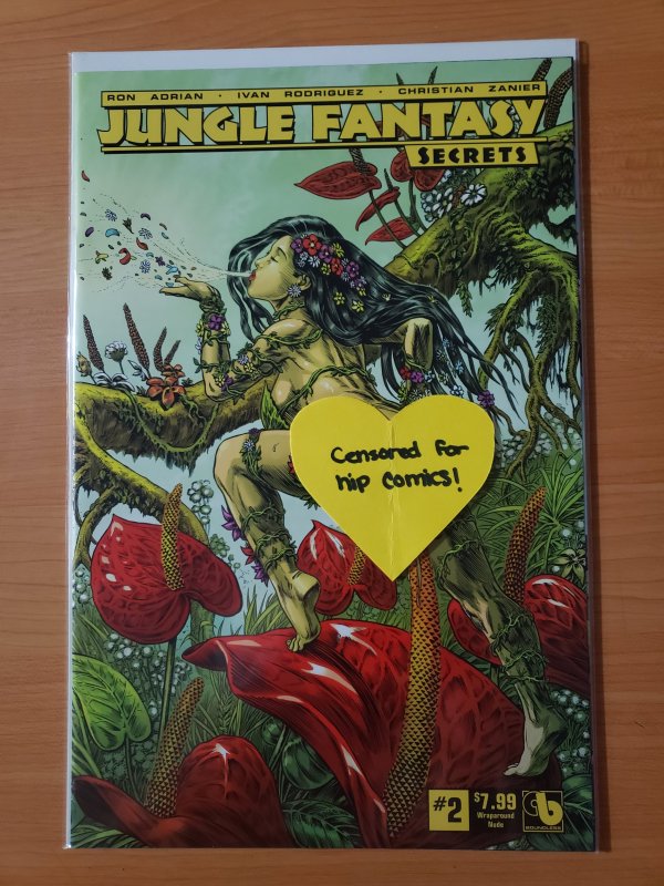 Jungle Fantasy Secrets #2 Wraparound Nude Variant Cover