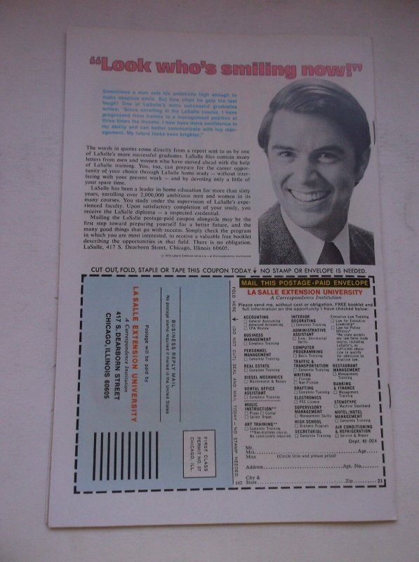 MARVEL: PETER PARKER, THE SPECTACULAR SPIDER-MAN #1, VS TARANTULA, 1976, VF+!!!