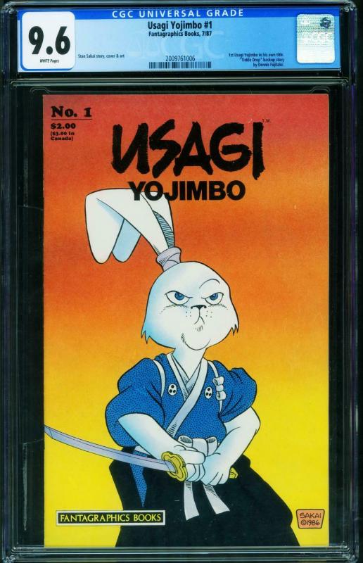 Usagi Yojimbo #1 CGC 9.6 1st issue-Stan Sakai 2009761006