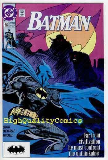 BATMAN #463, NM, Alan Grant, 1991, Ghost, Gotham City, Wayne, more BM in store