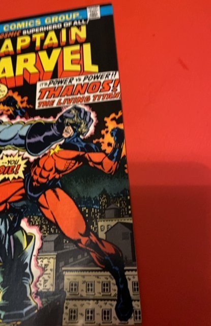 Captain Marvel #33 (1974) thanos origin