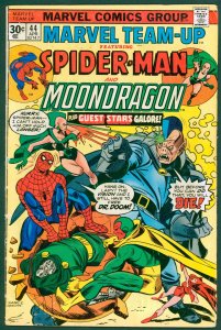 Marvel Team-Up 44 FN 6.0 30-Cent Cover Moondragon Marvel 1976