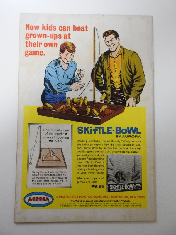 Superman #213 (1969) VG+ Condition moisture stain