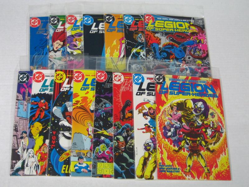 LEGION OF SUPER-HEROES #1-15---15 ISSUE LOT---DC COMICS-HIGH GRADE VF/NM