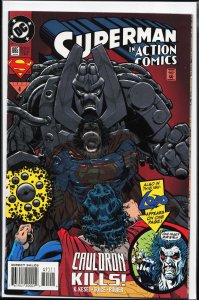 Action Comics #695 Embossed Cover (1994) Superman