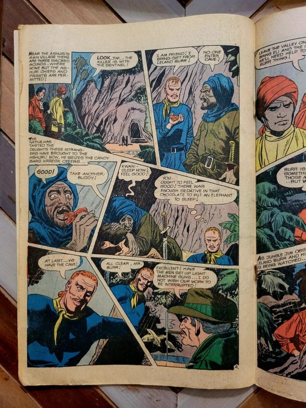 Jungle Jim #25 VG 4.0 (Charlton 1969) Last 12-cent Issue / Pat Boyette Cover