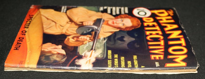 Phantom Detective Vol. XVI #1 Pulp - Specter of Death (FINE) August, 1936