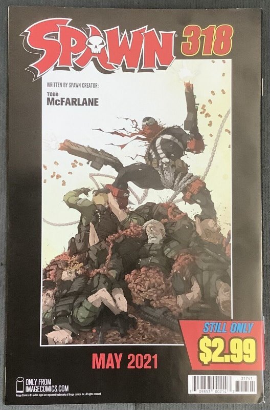 Spawn #317 Cover D McFarlane Sketch (2021, Image) NM