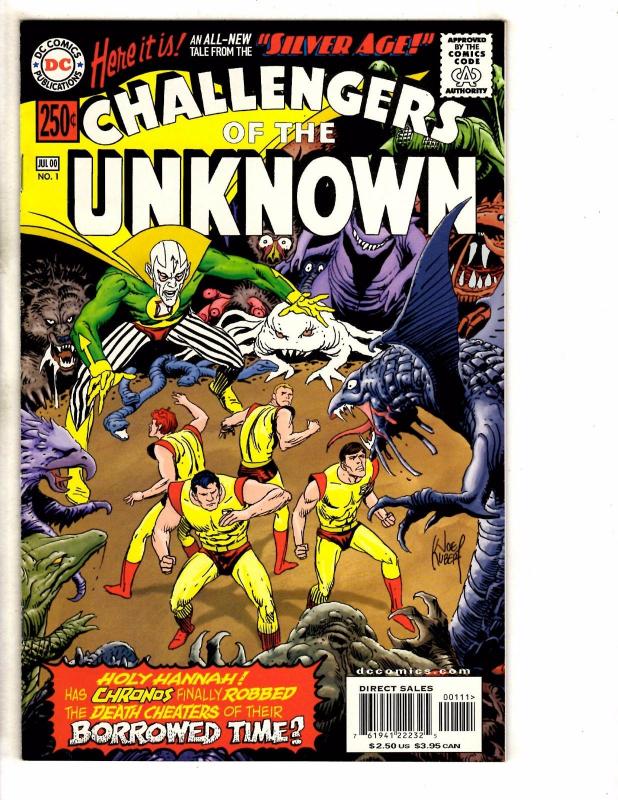 7 Challengers Of The Unknown DC Comic Books # 1 2 3 4 5 6 + Silver Age # 1 CR3