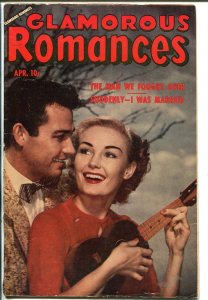 Glamorous Romances #74 1954-Ace-photo cover-spicy pre-code art-FN-