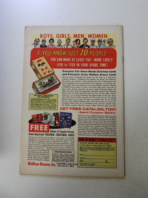 Wonder Woman #156 (1965) VG+ condition stains front cover