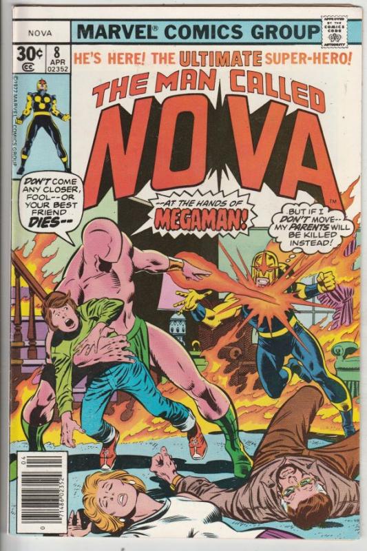 Nova, the Man Called #8 (Apr-77) FN/VF Mid-High-Grade Nova