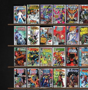 Huge Lot 150+ Comics with The New Titans, Guy Gardner: Warrior & More!