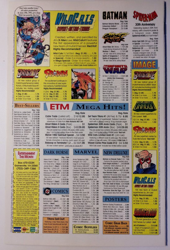 Spawn #1 (9.4, 1992) 1st App Spawn, Malebogia, Sam & Twitch