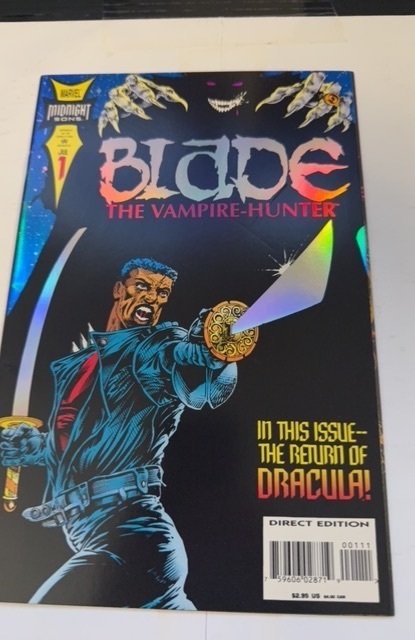 Blade: The Vampire Hunter #1 (1994) 1st solo series foil