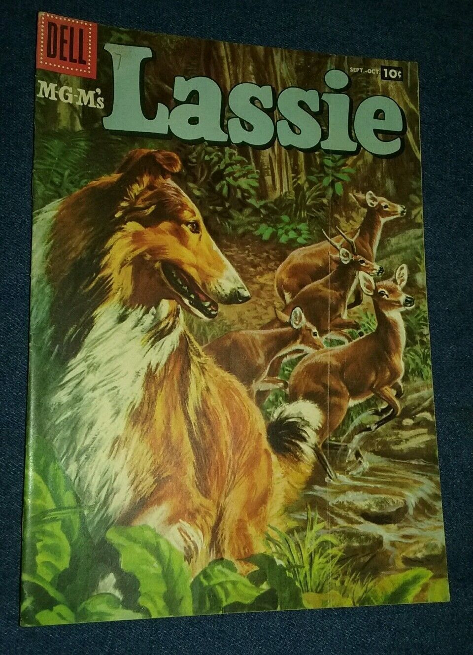 M G M S Lassie 36 Sep 1957 Dell Tv Show Precode Golden Age Classic Comics Comic Books