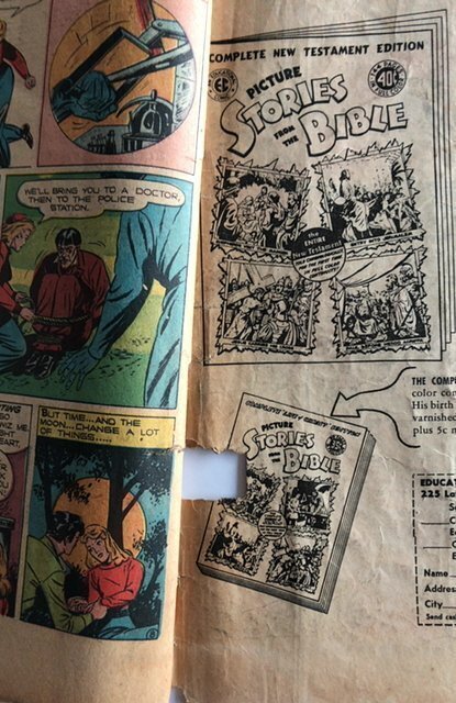 Crime Patrol #7 (1948)14p-see pics, rough,miss pages,