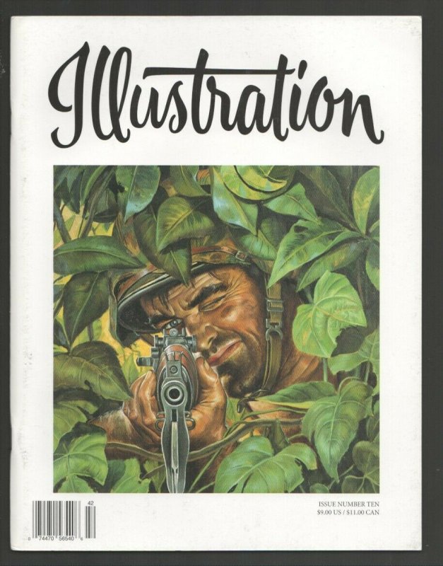 Illustration #10 Summer 2004-Rafael DeSoto cover & feature-Mitchell Hooks -po...