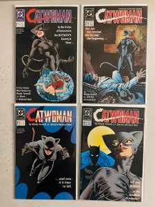 Catwoman set #1-4 direct 4 diff avg 7.0 (1989)