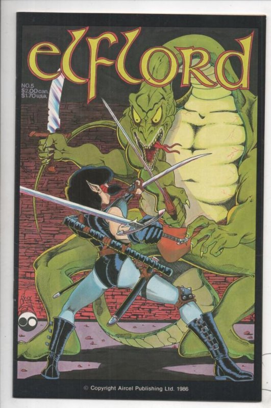 ELFLORD #5, NM-, Barry Blair, 1986, Aircel, Swords, Elves, more indies in store