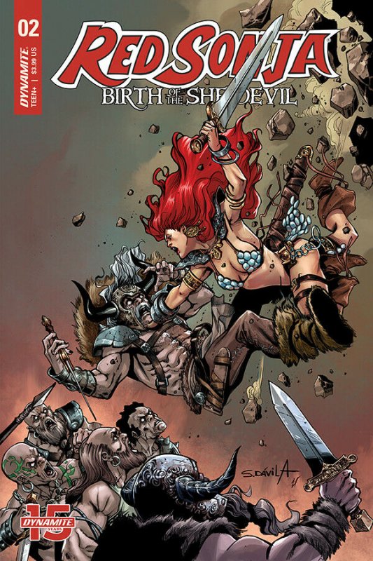 RED SONJA BIRTH OF SHE DEVIL #2 CVR B DAVILA 