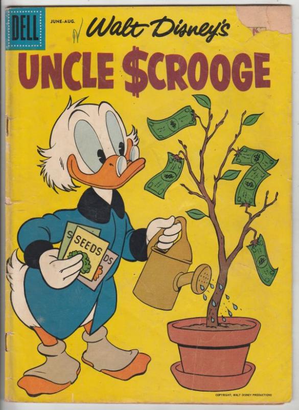 Uncle Scrooge, Walt Disney #18 (Jun-57) GD/VG Affordable-Grade Uncle Scrooge