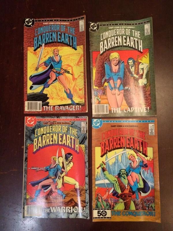 Conqueror Of The Barren Earth 1-4 complete VF lot set Run