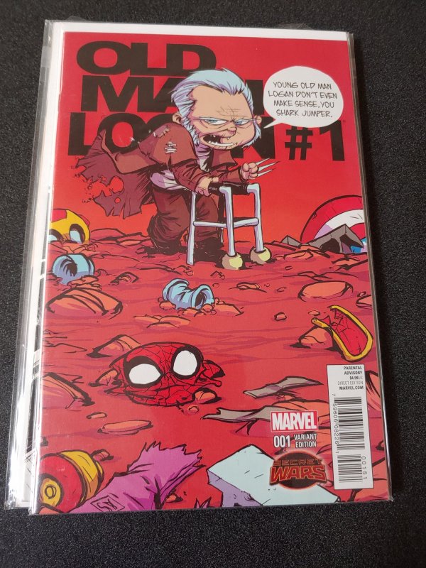 OLD MAN LOGAN  #1 SKOTTIE YOUNG VARIANT NM