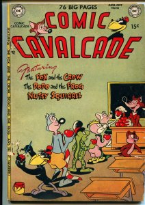 Comic Cavalcade #45 1951-DC-Fox & Crow-Dodo & Frog-Nutsy Squirrel-15¢-VG