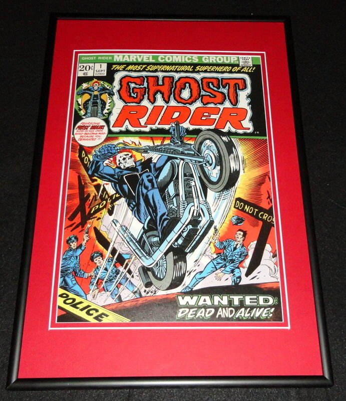 Ghost Rider #1 Framed 12x18 Cover Photo Poster Display Official Repro