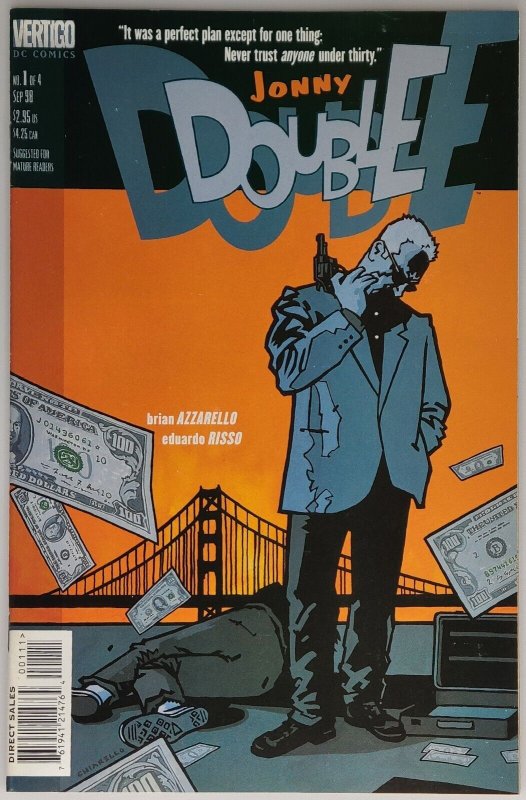 Jonny Double #1 DC Vertigo Comics 1998 7.0 FN/VF Noir Pulp Azzarello Risso