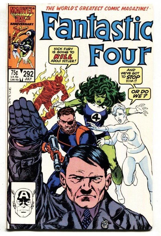 Fantastic Four #292 comic book - Hitler cover -comic book