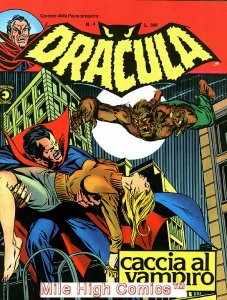 DRACULA MAGAZINE (TOMB OF DRACULA ITALIAN) (1976 Series) #4 Very Fine