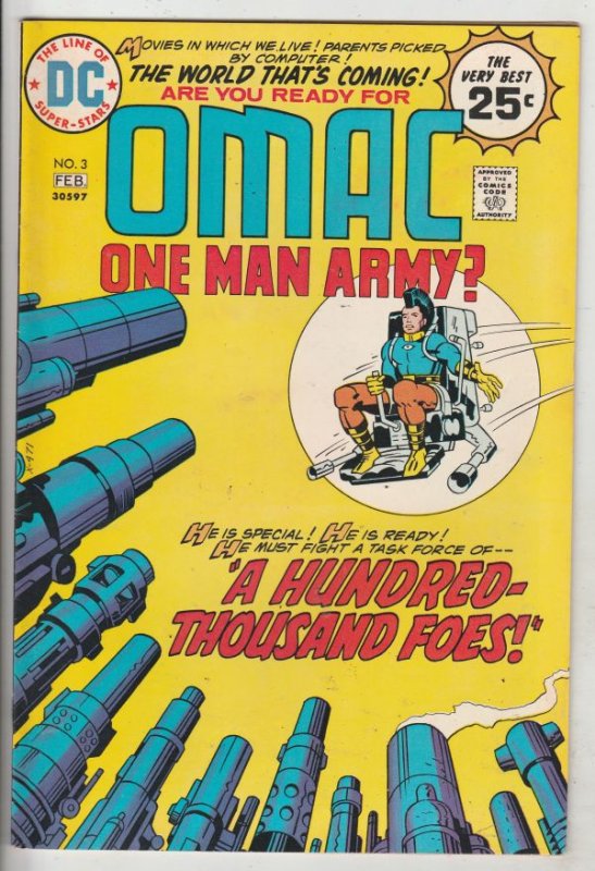 OMAC #3 (Feb-75) NM- High-Grade OMAC