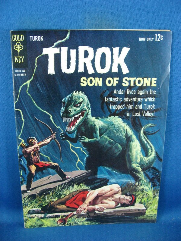 TUROK SON OF STONE 35 VF DINOSAUR COVER 1963