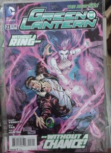 GREEN LANTERN #23 2013 DC the new 52    relic hal jordan without a ring