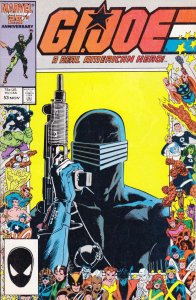 G.I. Joe, A Real American Hero #53 (2nd) VG ; Marvel | low grade comic 25th Anni