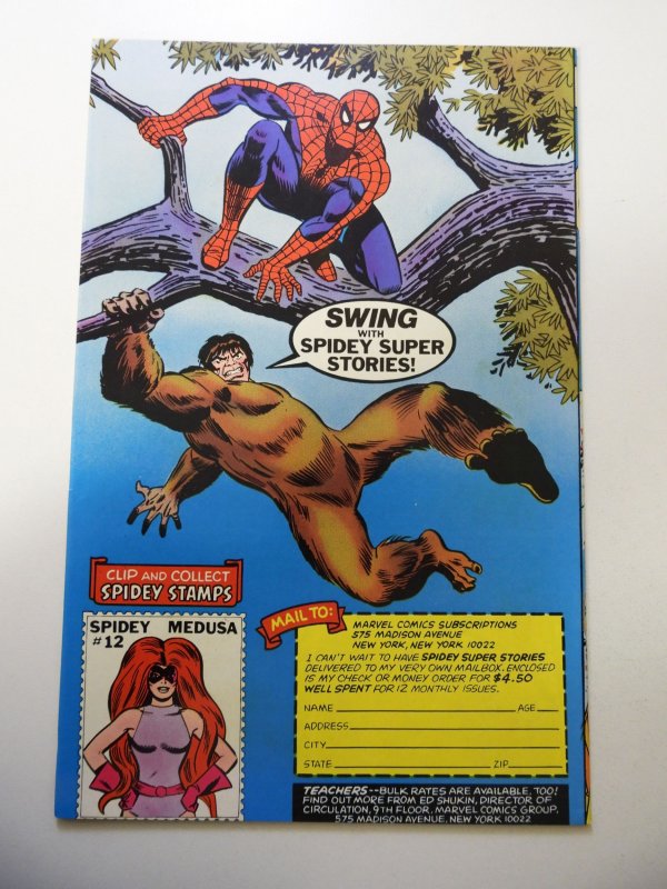 Spidey Super Stories #28 (1977) FN+ Condition