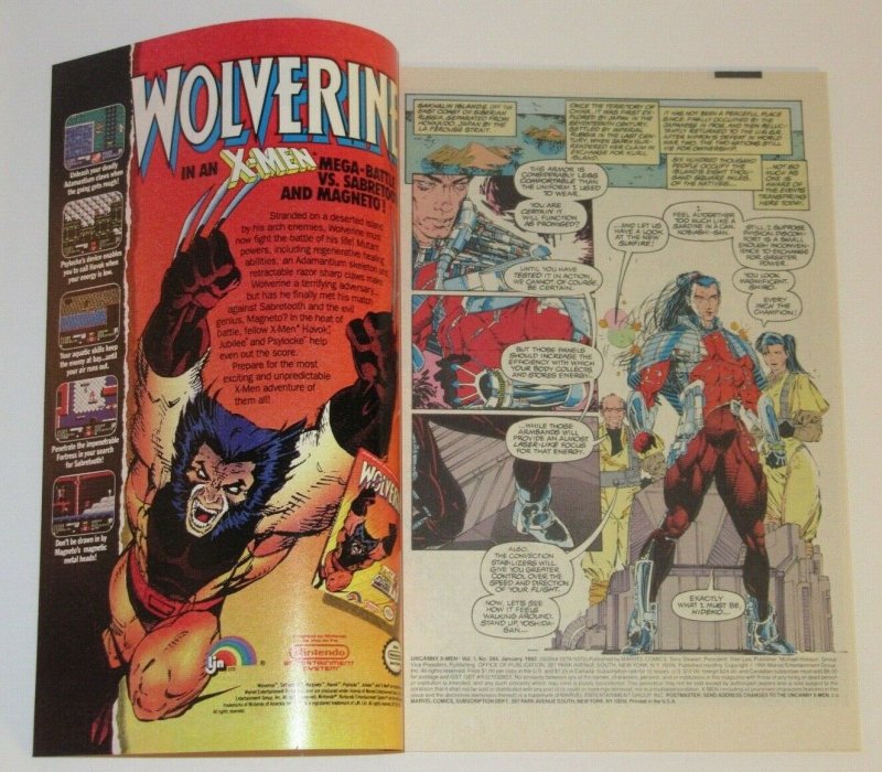 Uncanny X-Men #284 Guest-Starring Sunfire 1992 Marvel Comics