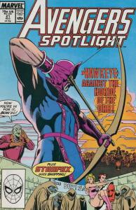 Avengers Spotlight #21 FN; Marvel | save on shipping - details inside