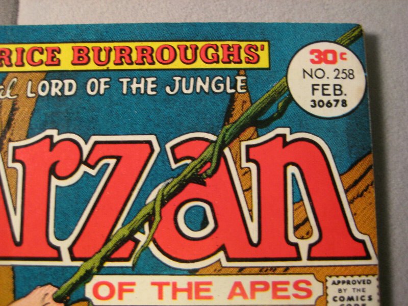 Tarzan 258 Mark Jewelers Variant 1977 DC comics