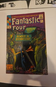 Fantastic Four #37 (1965) Behold! A distant star mod foxxing/ tanning