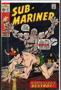 Sub-Mariner #41 (1971) Namor the Sub-Mariner