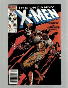 Uncanny X-Men # 212 VF Marvel Comic Book Wolverine Sabretooth Storm Angel J450