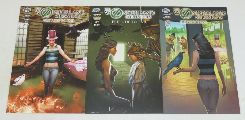 Oz/Wonderland Chronicles: Prelude to Evil #1-3 VF/NM complete series - prequel