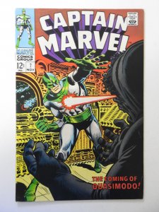 Captain Marvel #7 (1968) VG+ Condition moisture stain
